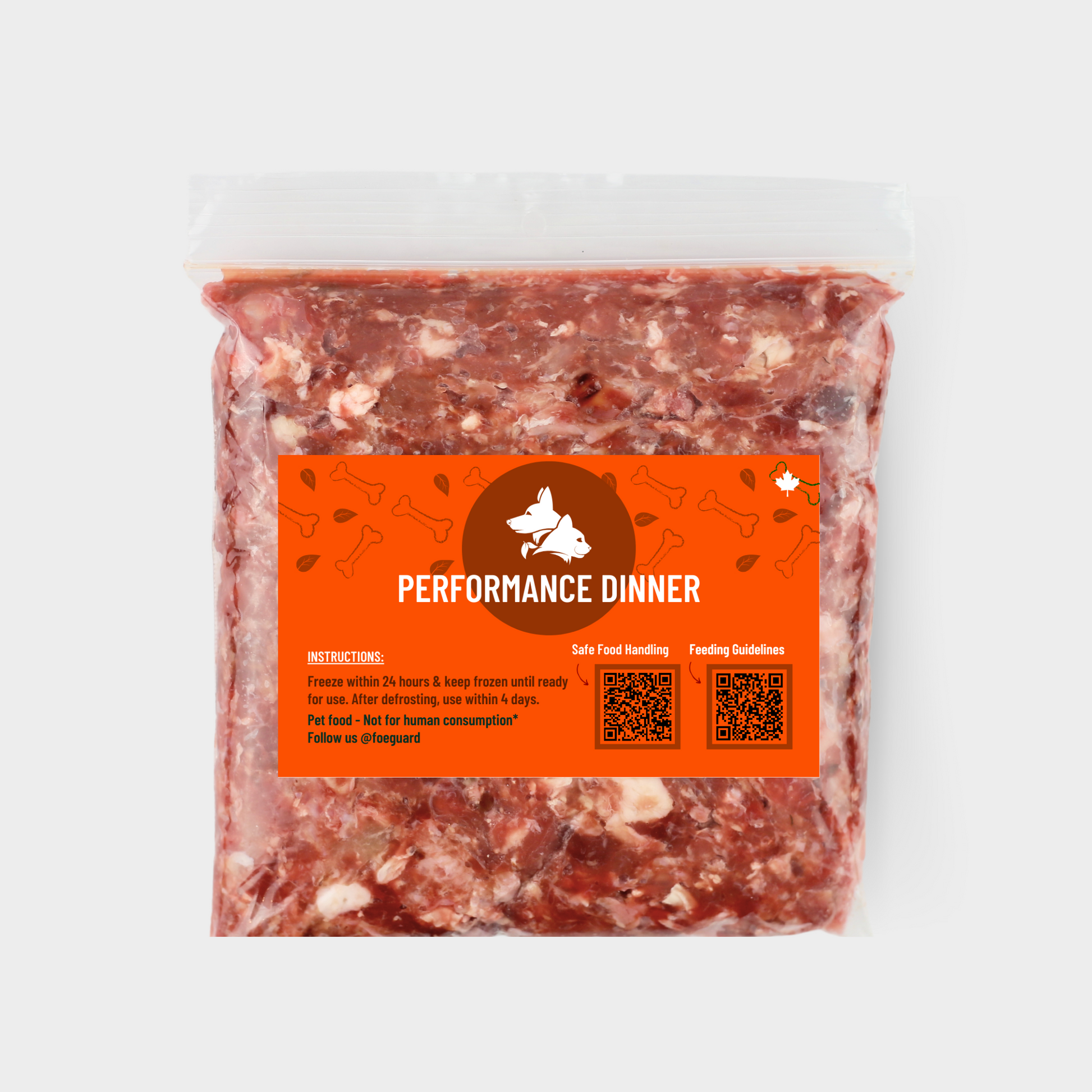 Performance raw dog food best sale