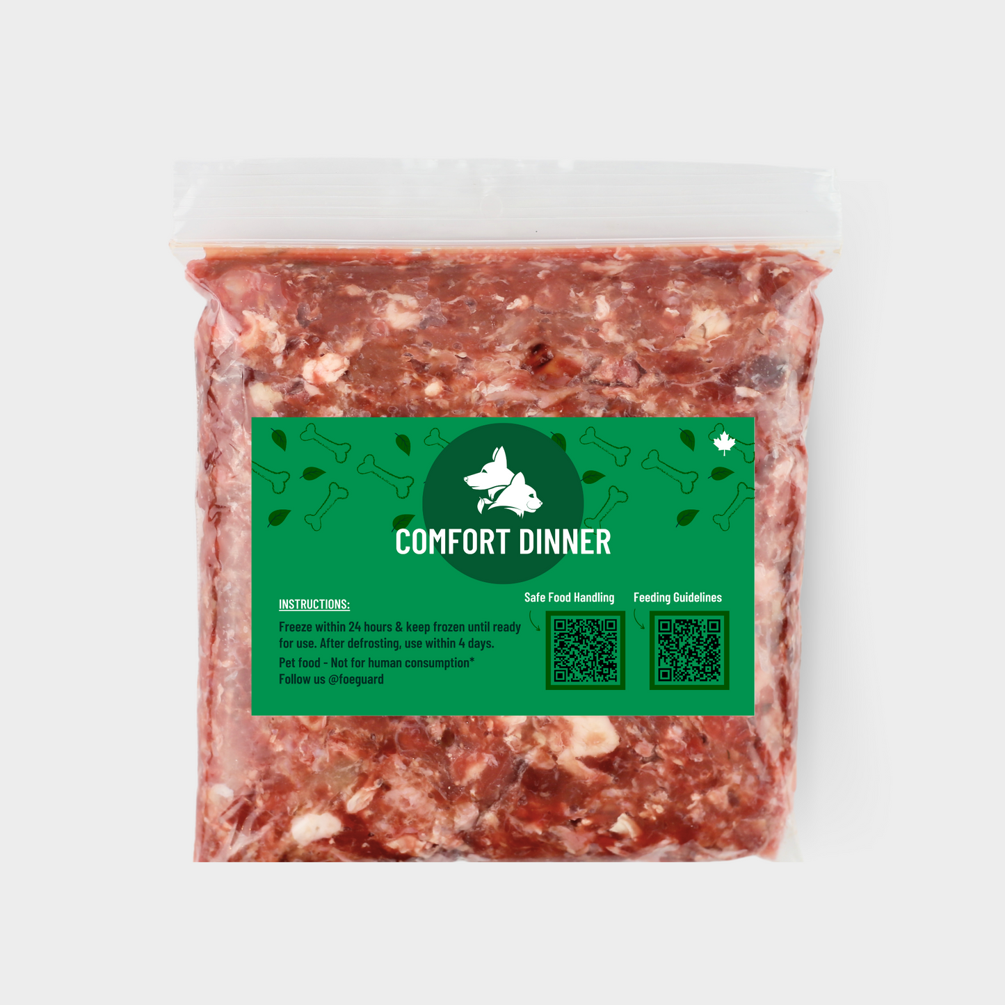 Comfort Dinner - Beef - Raw Dog Food (6Lb-24Lb)