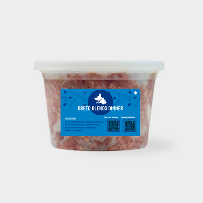 Small Breed Dinner - Raw Dog Food - 6Lb