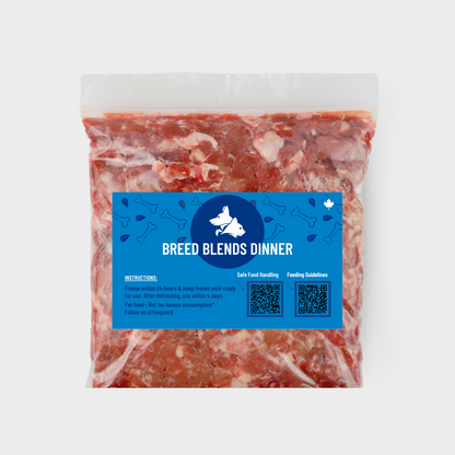 Small Breed Dinner - Raw Dog Food - 6Lb