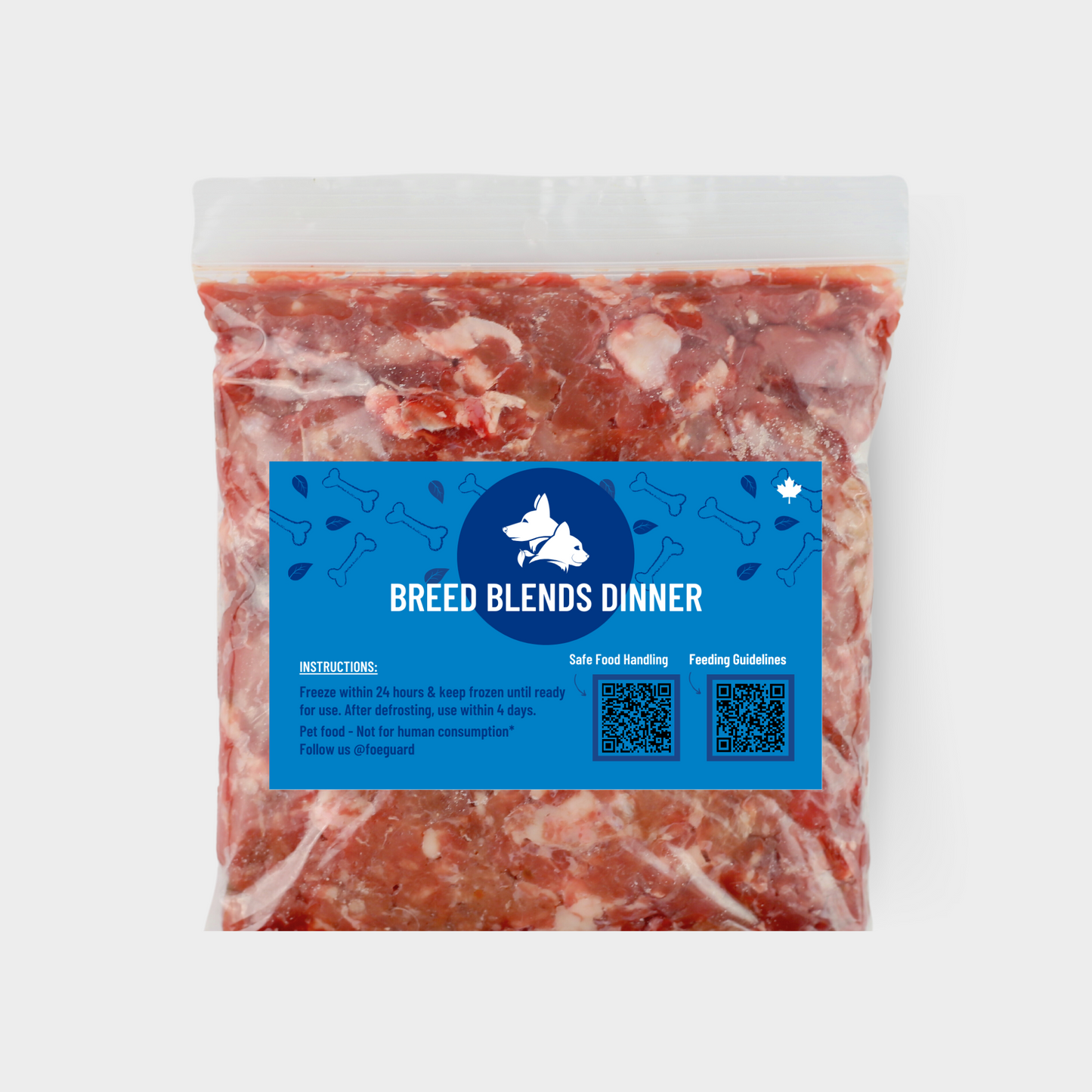 Medium Breed Dinner - Raw Dog Food - 6Lb