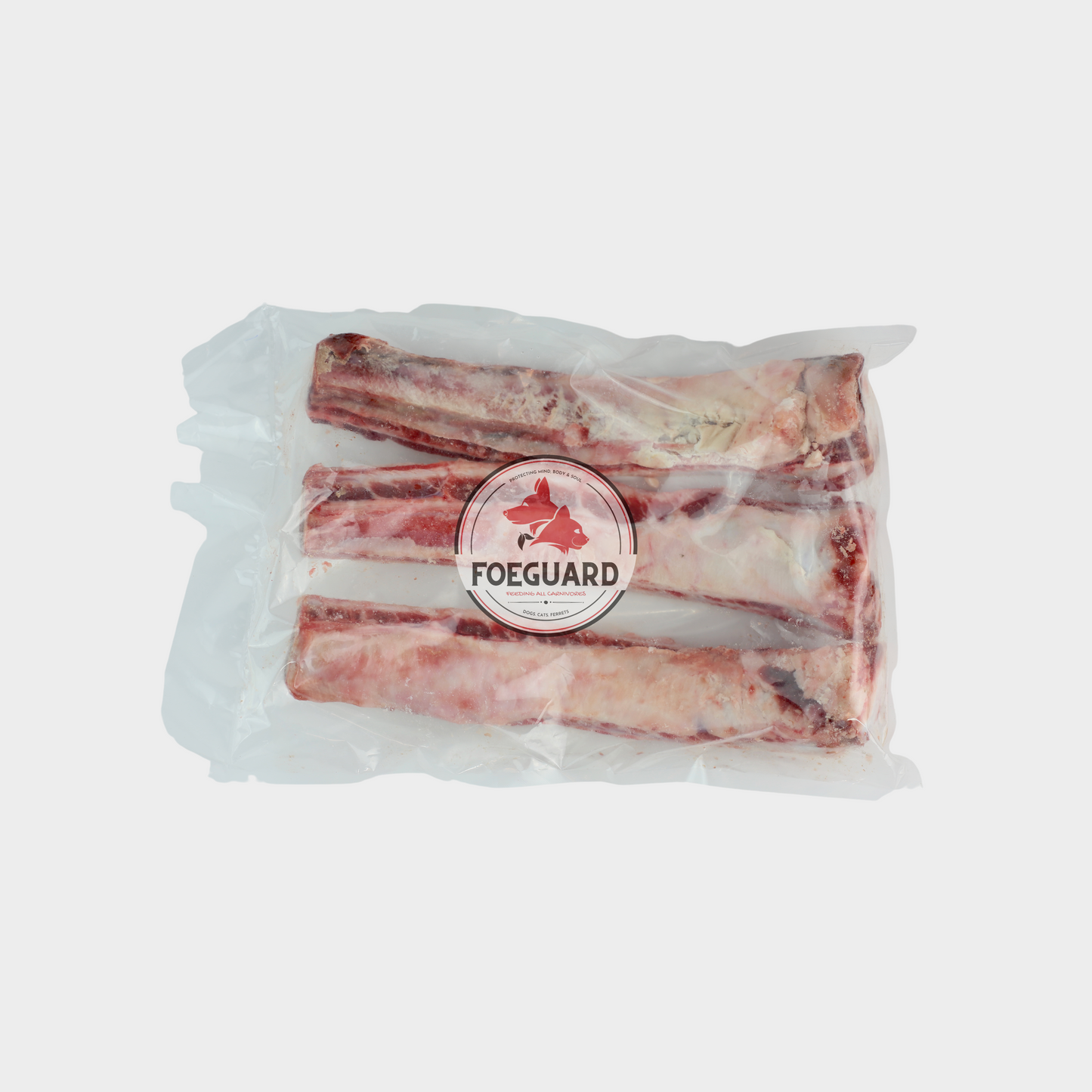 multi beef rib bones dog treats in pack